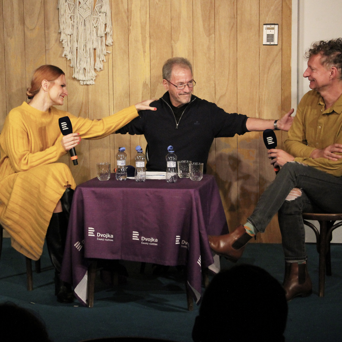 Novinky - Iva Pazderková a Josef Štěpánek v pořadu Rozpravy Milana Heina