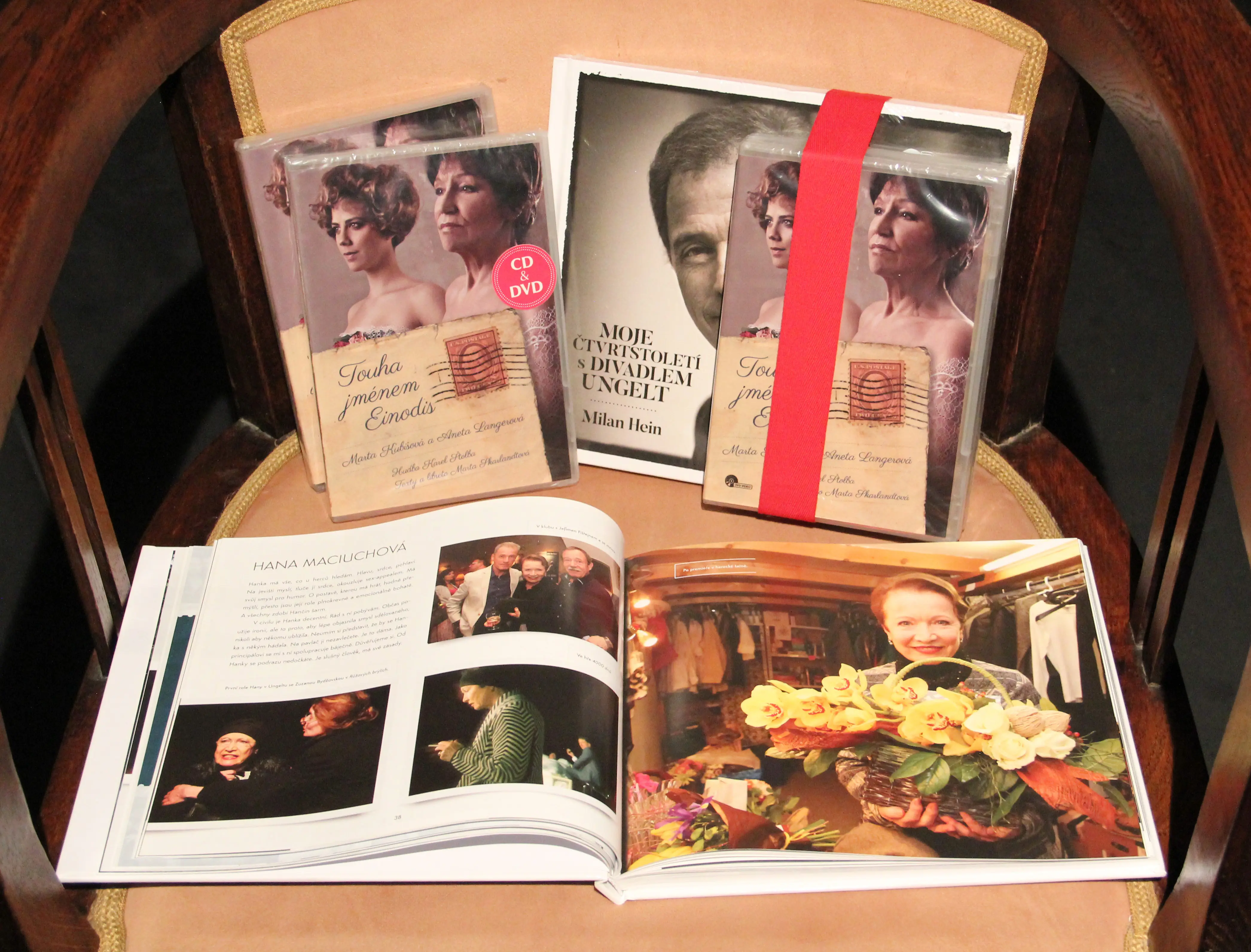 Kniha Milana Heina Moje čtvrtstoletí s Divadlem Ungelt